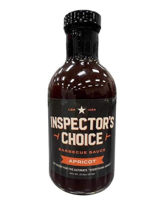 Inspector's Choice Apricot BBQ Sauce 21.6oz - The Kansas City BBQ Store