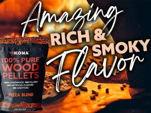 Kona Pizza Blend Wood Smoker Pellets- Ideal for Pizza Ovens, Smokers, and Smoker Tubes - The Kansas City BBQ Store