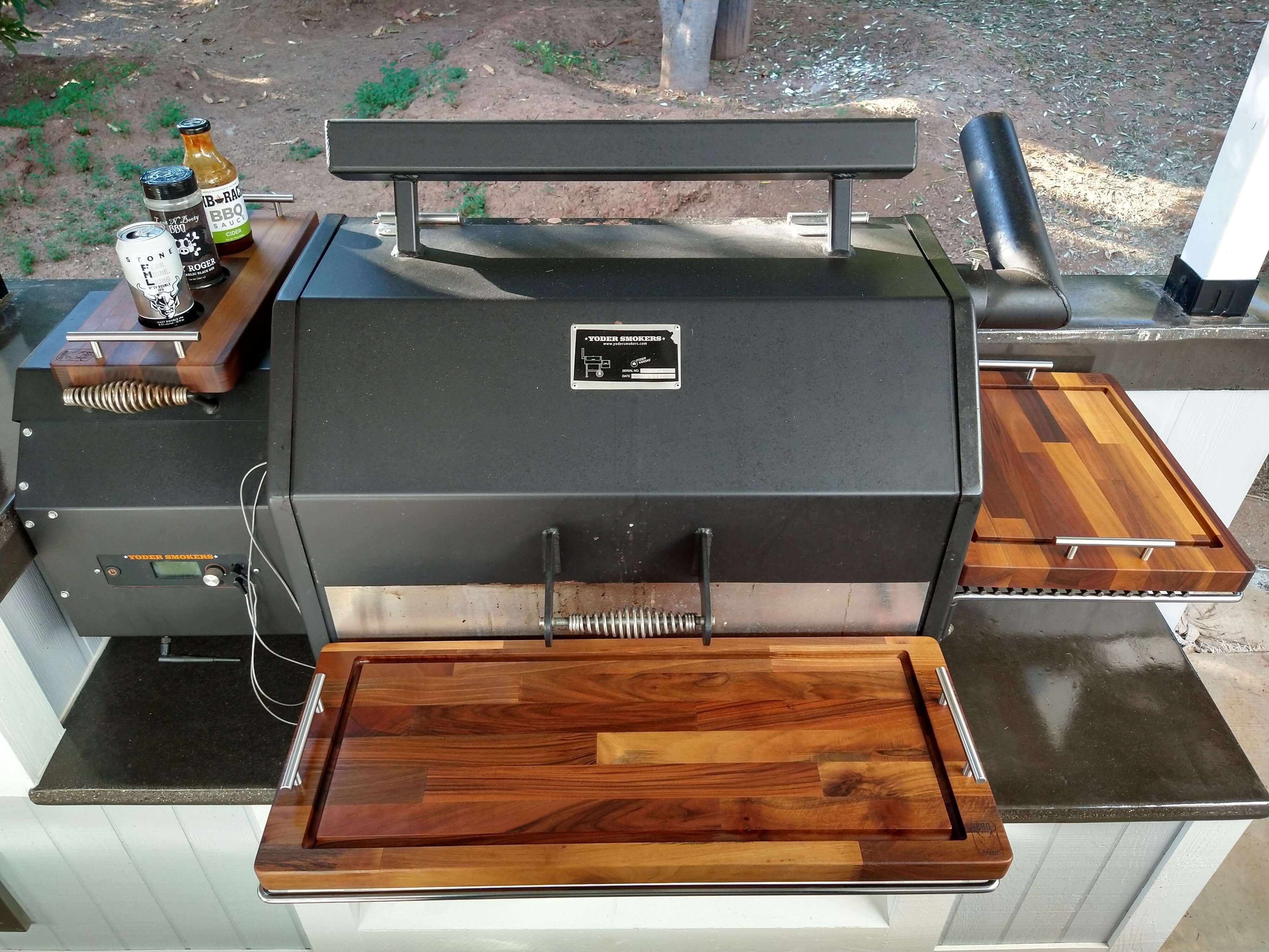 BBQ Boards®, Yoder YS640 Trio Front, Side & Pellet Bin Boards (Sold As Set of Three)