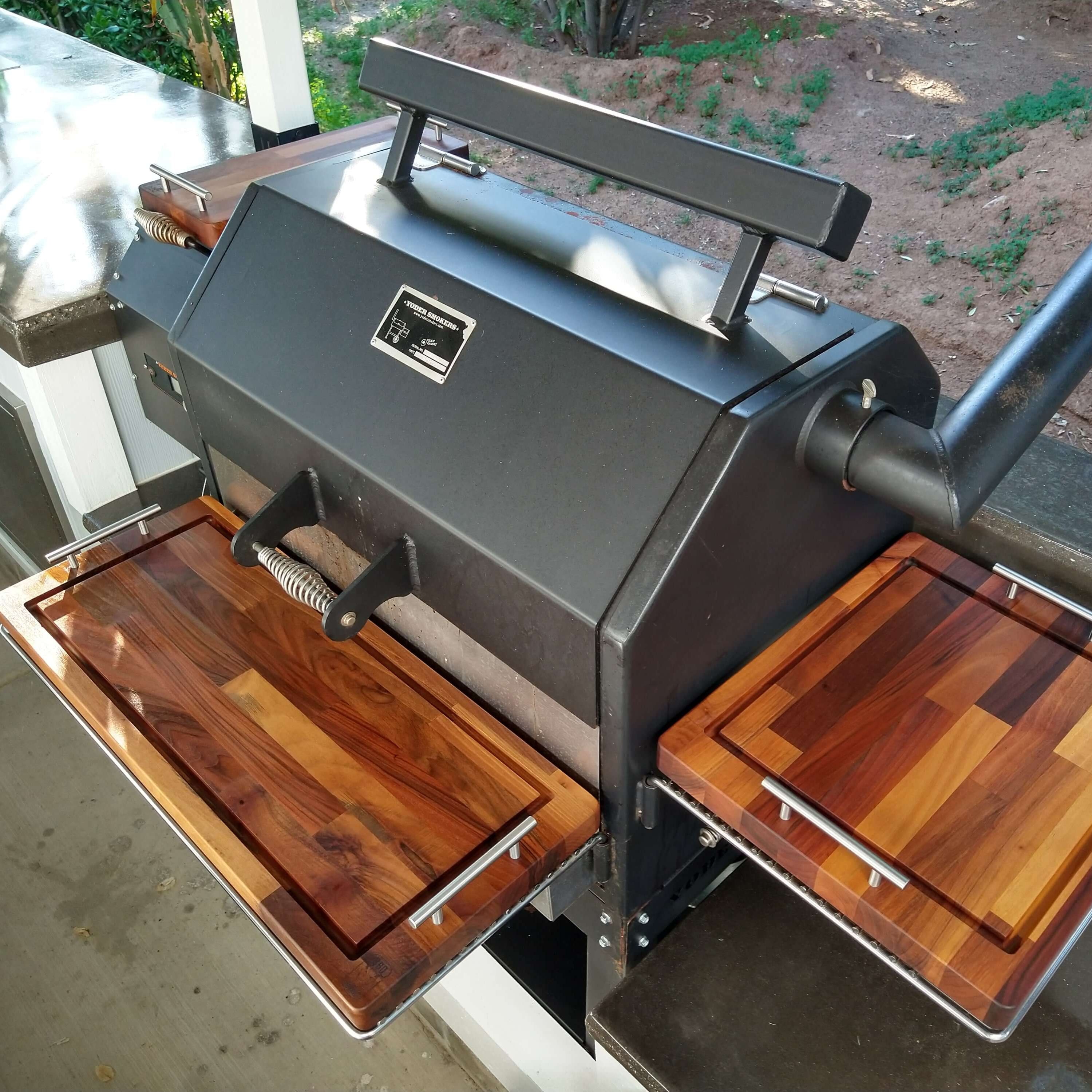 BBQ Boards®, Yoder YS640 Trio Front, Side & Pellet Bin Boards (Sold As Set of Three)