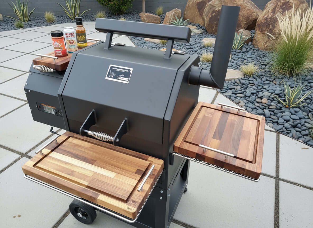 BBQ Boards®, Yoder YS480 Trio Front, Side & Pellet Bin Boards (Sold As Set of Three)