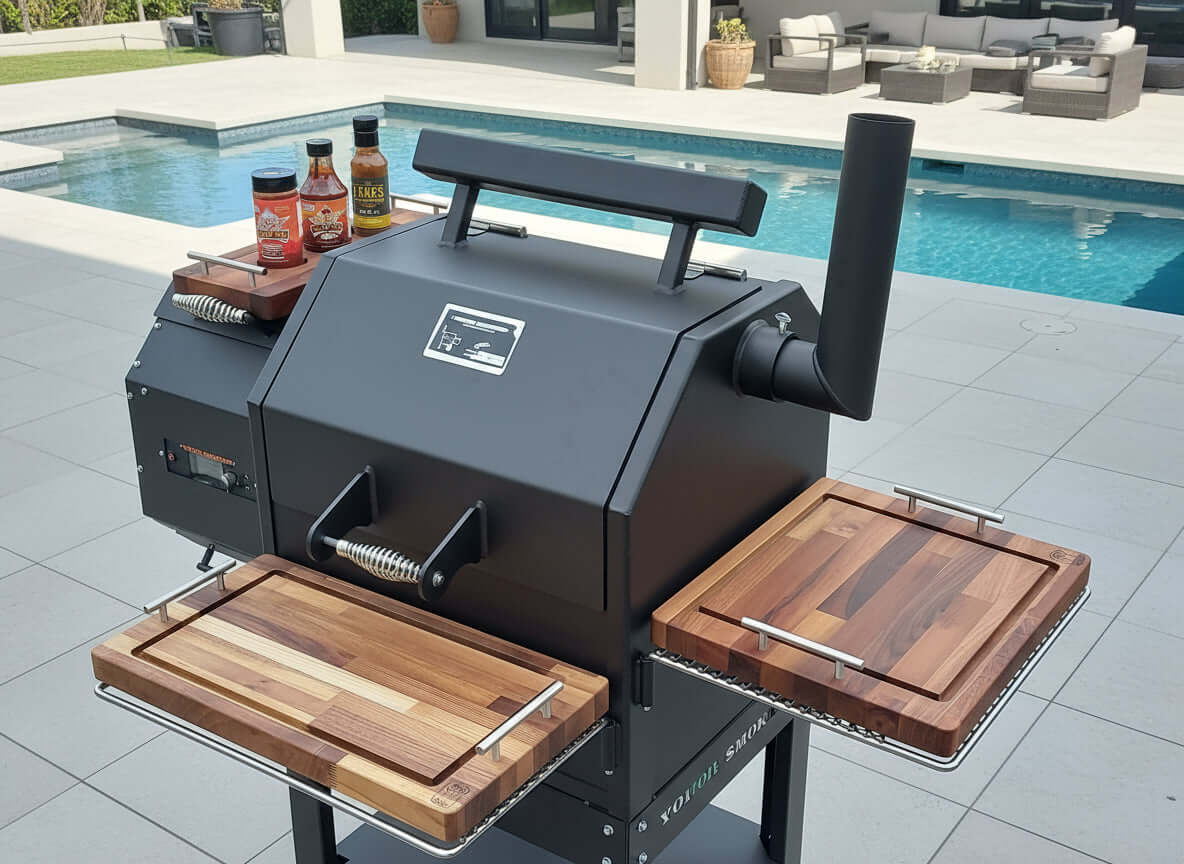 BBQ Boards®, Yoder YS480 Trio Front, Side & Pellet Bin Boards (Sold As Set of Three)