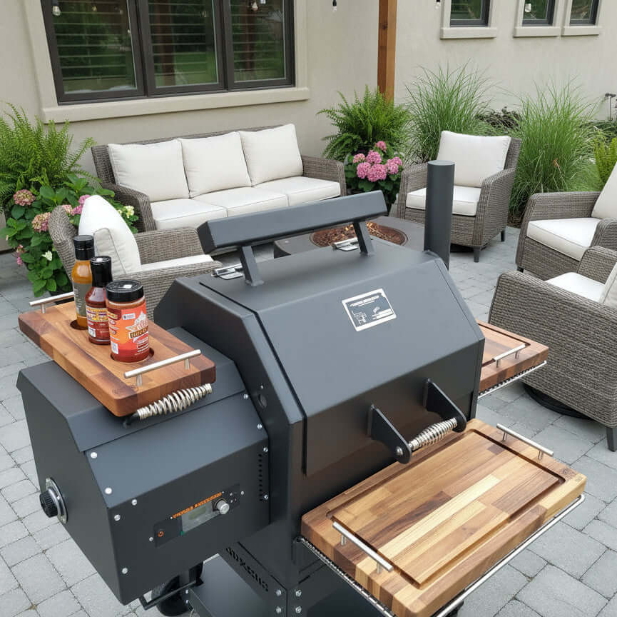 BBQ Boards®, Yoder YS480 Trio Front, Side & Pellet Bin Boards (Sold As Set of Three)