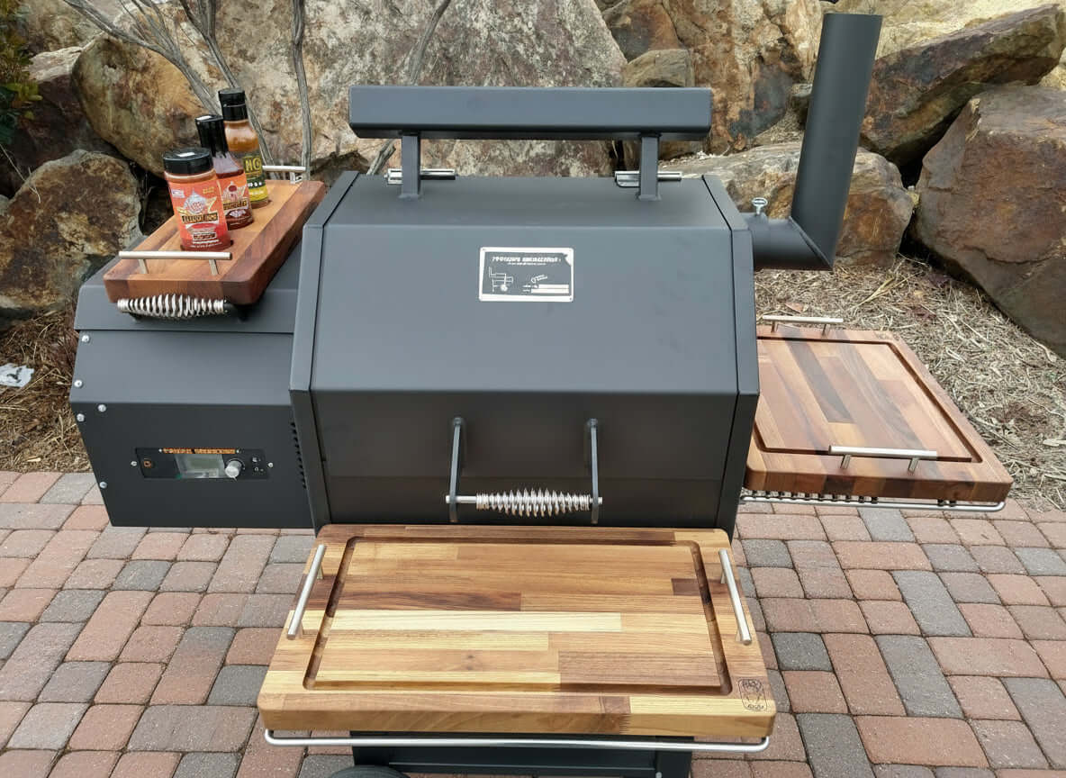 BBQ Boards®, Yoder YS480 Trio Front, Side & Pellet Bin Boards (Sold As Set of Three)