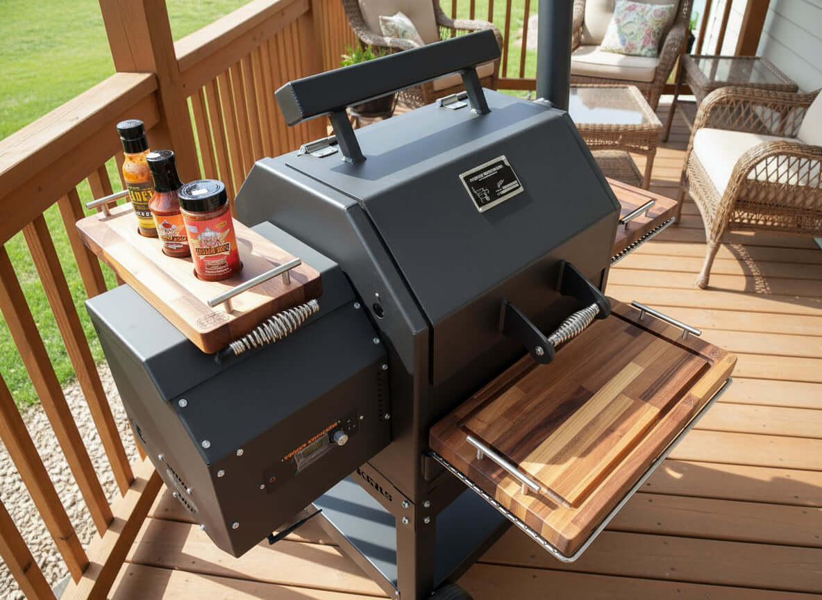 BBQ Boards®, Yoder YS480 Trio Front, Side & Pellet Bin Boards (Sold As Set of Three)