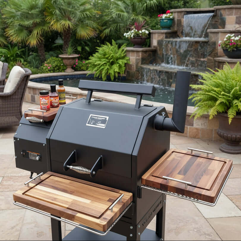 BBQ Boards®, Yoder YS480 Trio Front, Side & Pellet Bin Boards (Sold As Set of Three)