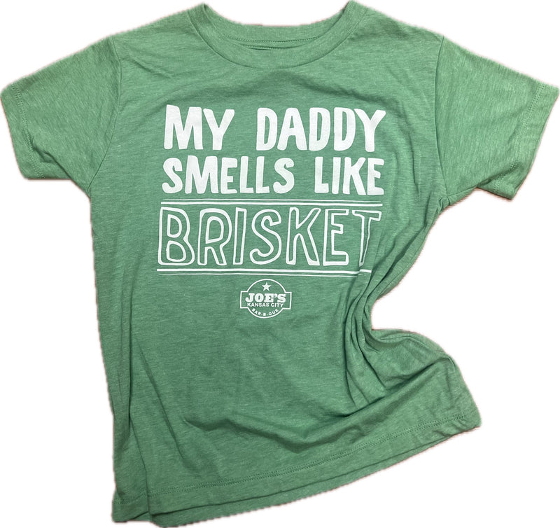 Daddy Smells Like Brisket Toddler T - The Kansas City BBQ Store