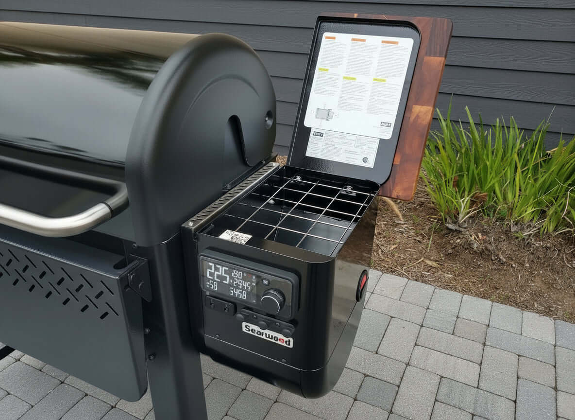 BBQ Boards®, Weber Searwood 600 Pellet Bin Board