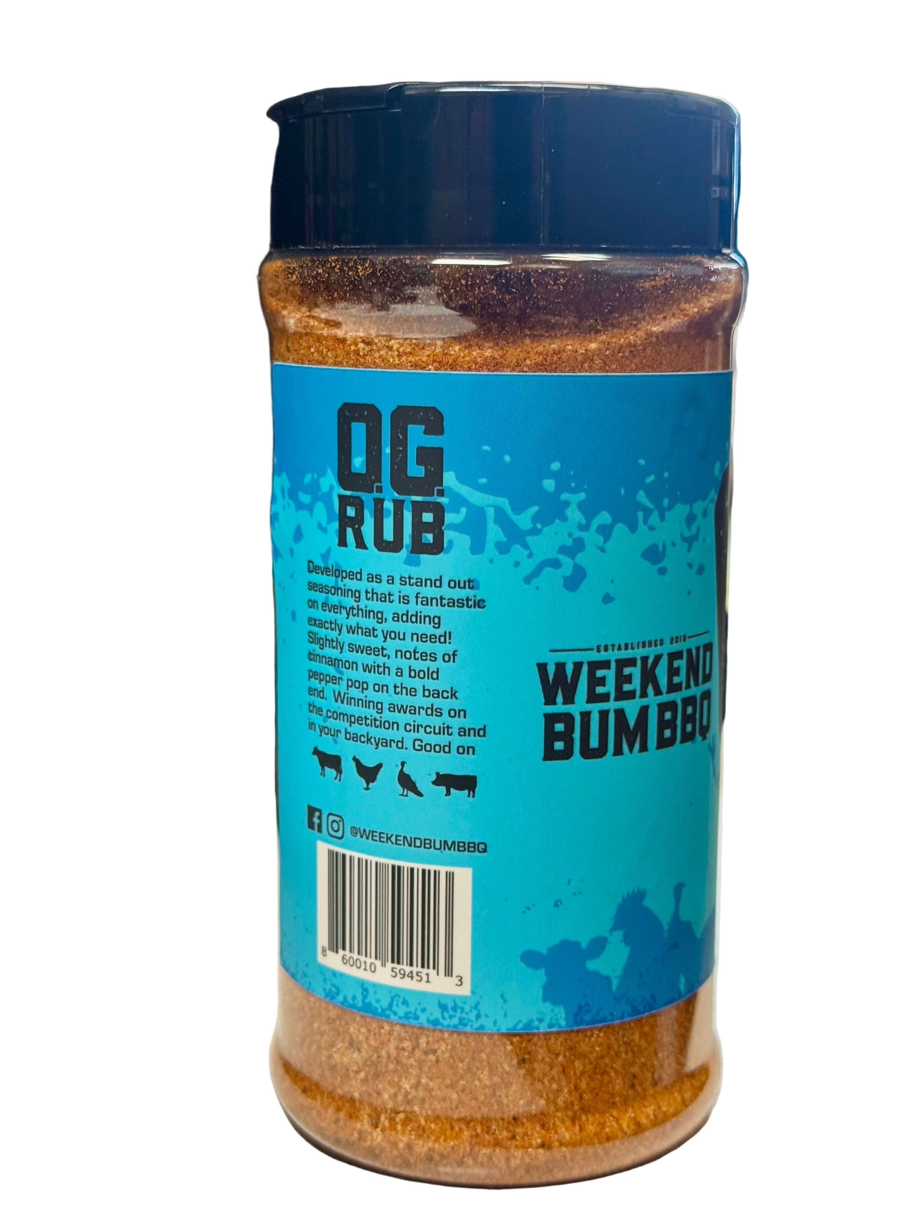 Weekend Bum BBQ O.G. Rub - The Kansas City BBQ Store