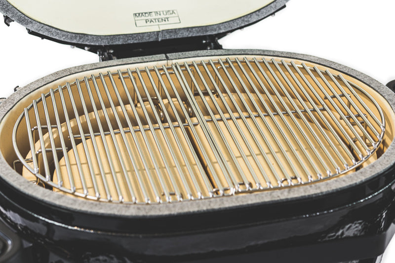 Primo Oval Large Ceramic Charcoal Grill - The Kansas City BBQ Store