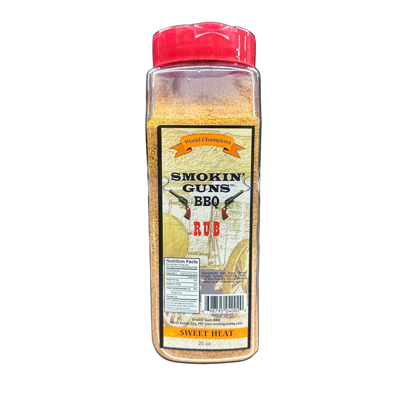 Smokin' Guns Sweet Heat BBQ Rub 26 oz. - The Kansas City BBQ Store