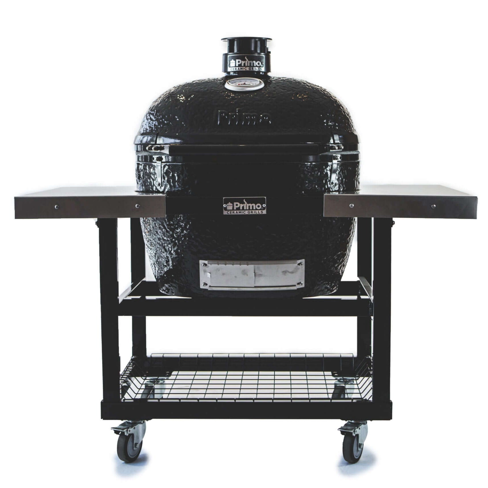 Primo Oval Large Ceramic Charcoal Grill - The Kansas City BBQ Store