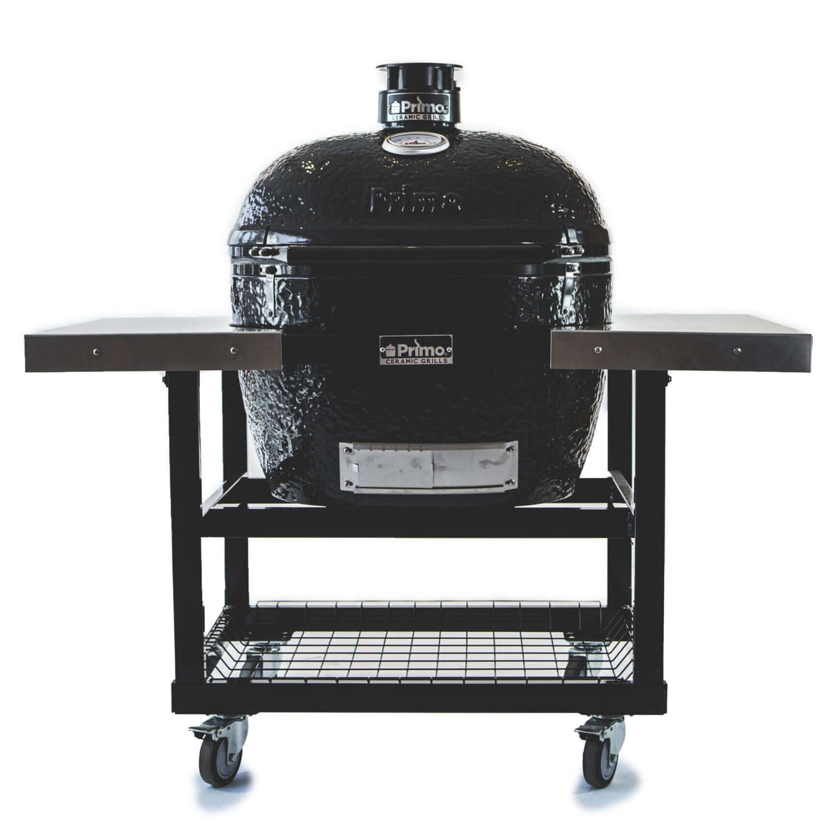 Primo Oval Large Ceramic Charcoal Grill - The Kansas City BBQ Store