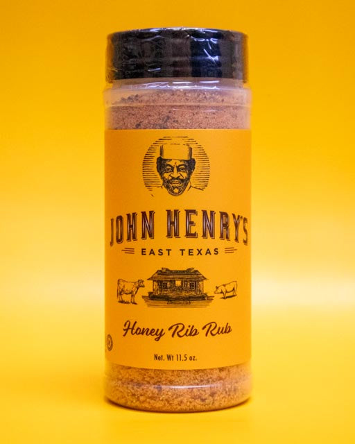 John Henry's Honey Rib Rub Seasoning 11.5 oz. - The Kansas City BBQ Store