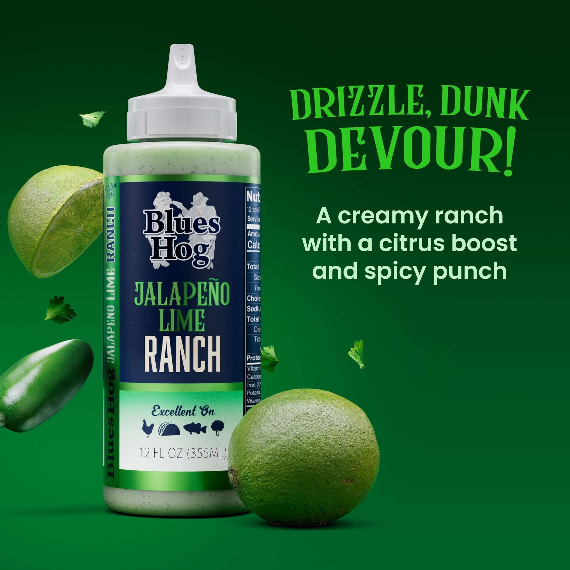 Blues Hog Jalapeño Lime Ranch Sauce - The Kansas City BBQ Store