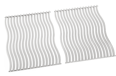 stainless steel cooking grids Napoleon Rogue 425, perfect fit for grilling enthusiasts.
