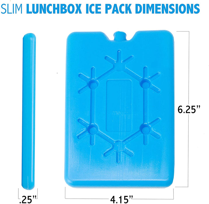 Kona Ice Packs for Lunch Boxes - Reusable (-5C) Freezer Packs - The Kansas City BBQ Store