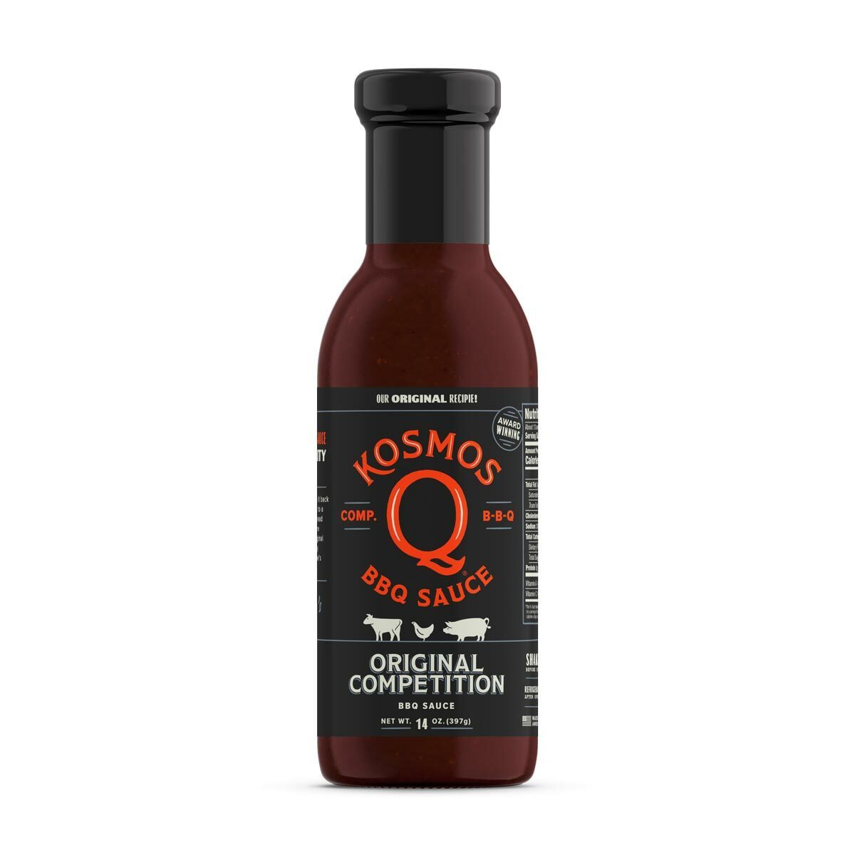 Kosmo's Q Original Competition BBQ Sauce 15 oz. - The Kansas City BBQ Store