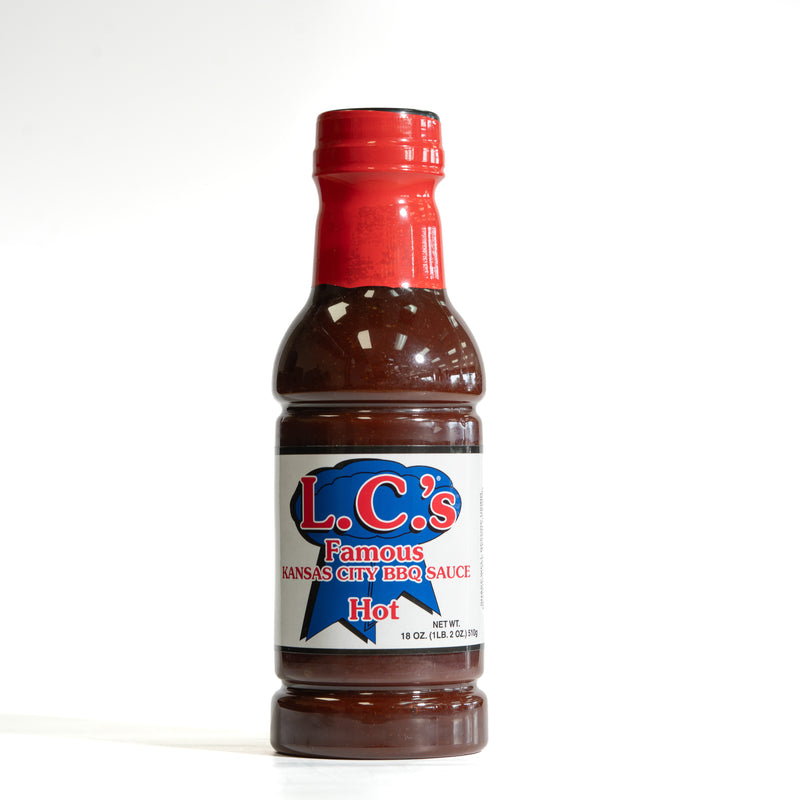 L.C.'s Famous Kansas City Hot BBQ Sauce 18 oz. - The Kansas City BBQ Store