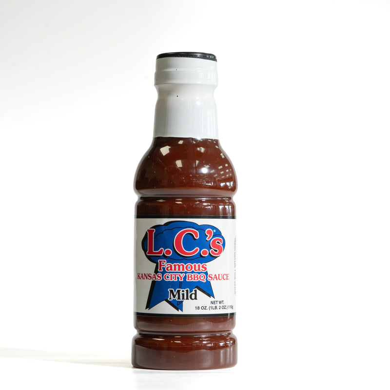 L.C.'s Famous Kansas City Mild Barbecue Sauce 18 oz. - The Kansas City BBQ Store