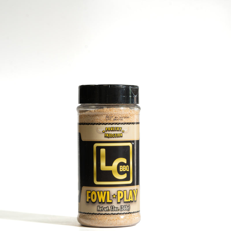 LC BBQ Fowl Play Competition Injection de poulet 12 oz.