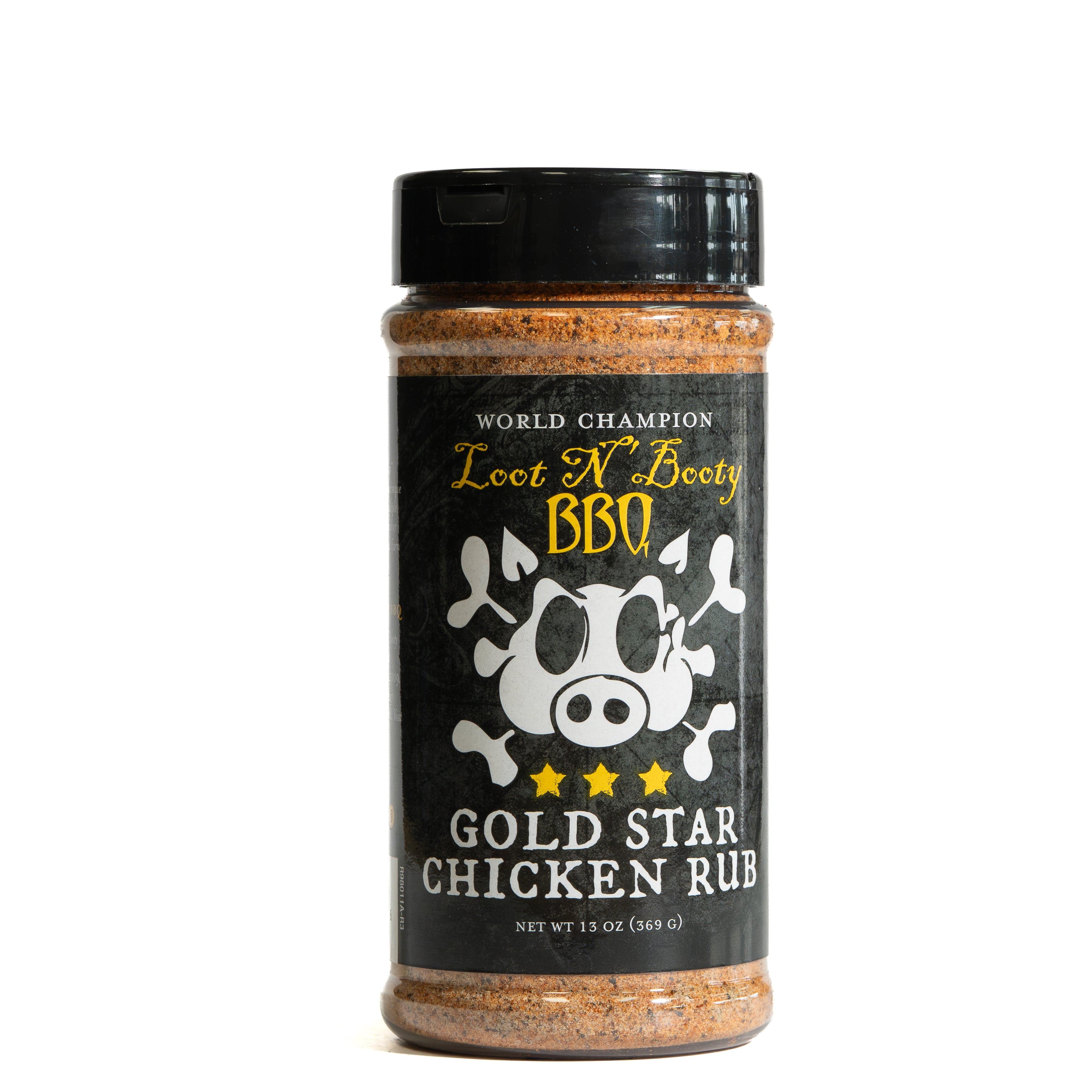 Loot N' Booty BBQ Gold Star Poulet Rub 13 oz.