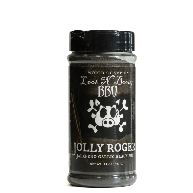 Loot N' Booty BBQ Jolly Roger Jalapeño Garlic Black Rub