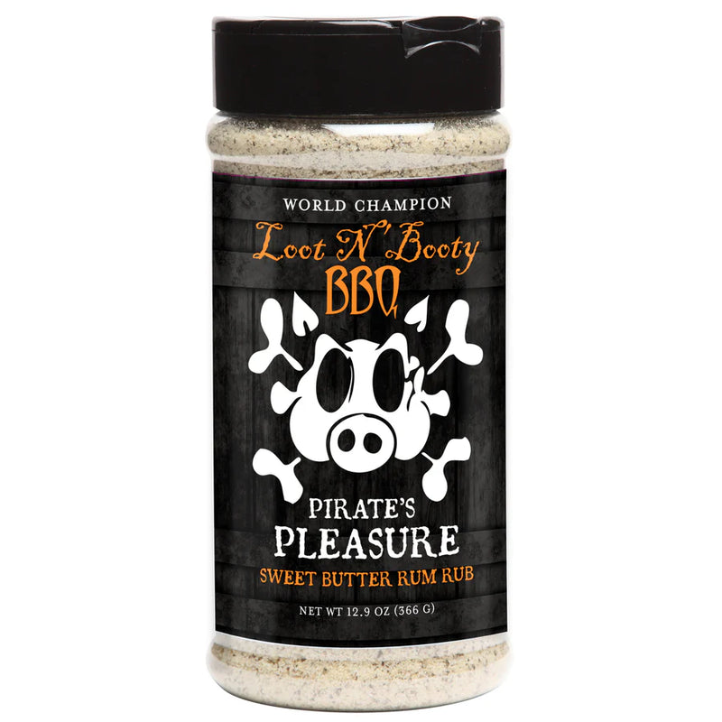 Loot N' Booty BBQ Pirate's Pleasure Sweet Butter Rum Rub 12.9oz - The Kansas City BBQ Store