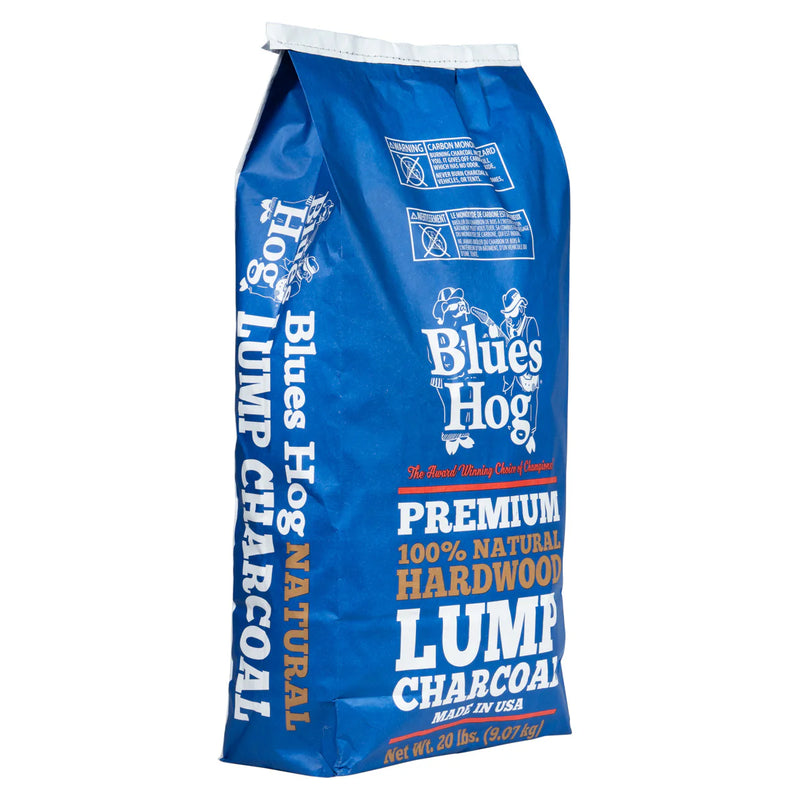 Charbon de bois naturel en morceaux Blues Hog 20 lbs. Sac