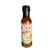 Man Meat BBQ Mango Habanero barbecue glaze bottle showcasing sweet and spicy flavor for grilled dishes.