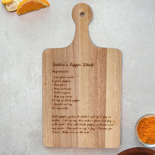 Mothers Day Gift Recipe Cutting Board - The Kansas City BBQ Store