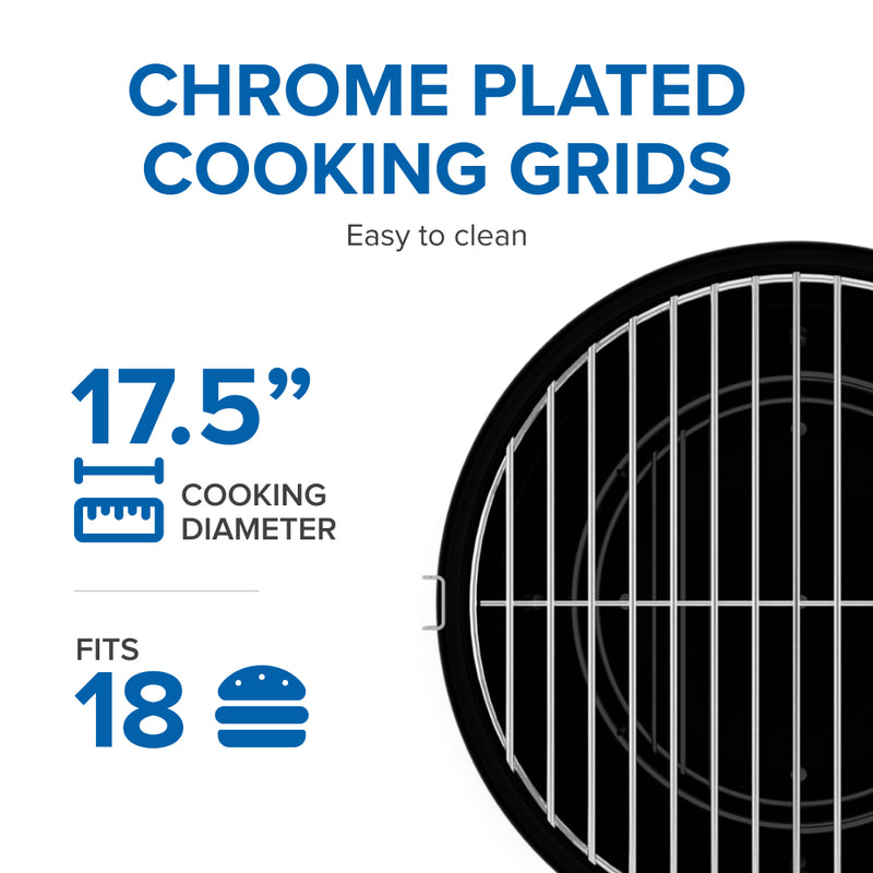 Napoleon Grills Premium 18" Charcoal Kettle Grill