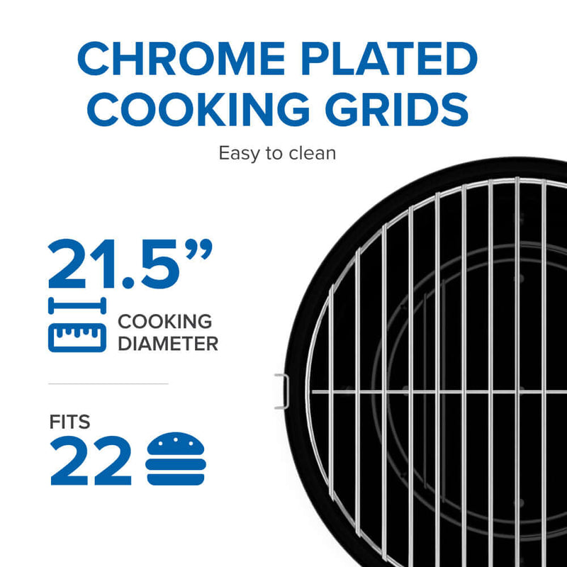 Napoleon Grills Premium 22" Charcoal Kettle Grill