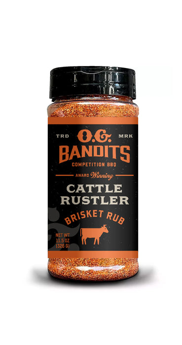 O.G. Bandits Cattle Rustler Brisker Rub 11.5oz - The Kansas City BBQ Store