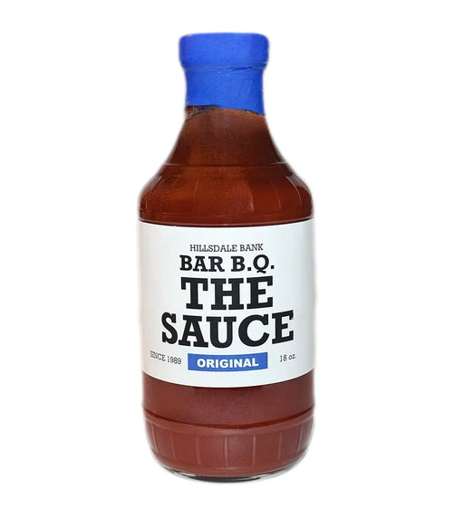 Hillsdale Bank Bar-B-Q The Sauce Original 18 oz bottle – Kansas City tangy sweet BBQ sauce