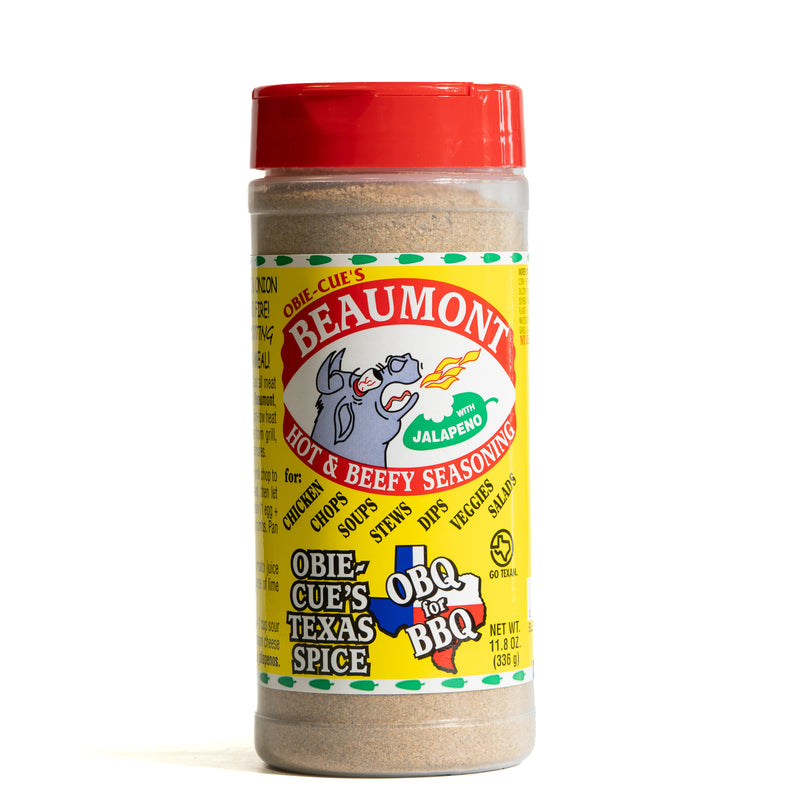 Obie-Cue’s Beaumont Hot & Beefy Seasoning