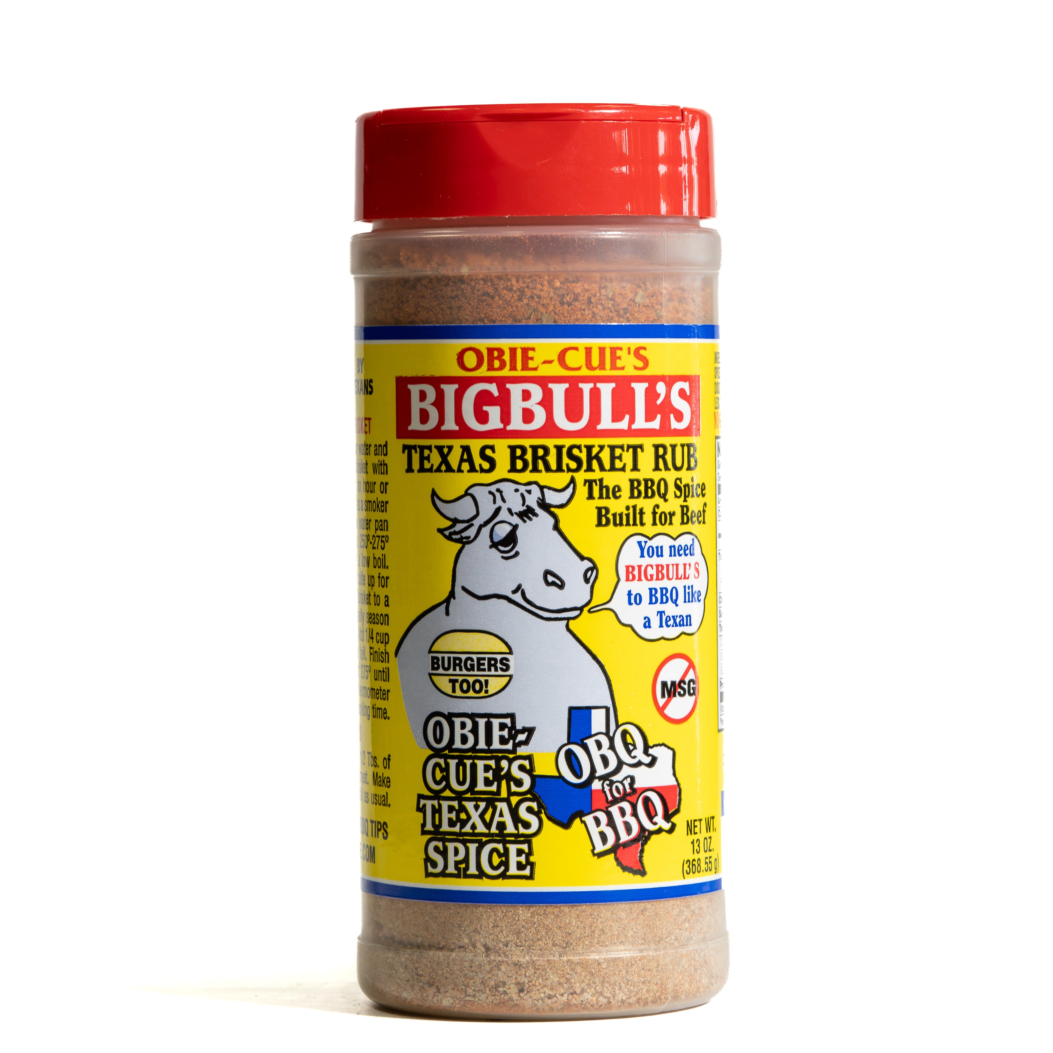 Obie-Cue's Big Bull's Texas Brisket Rub