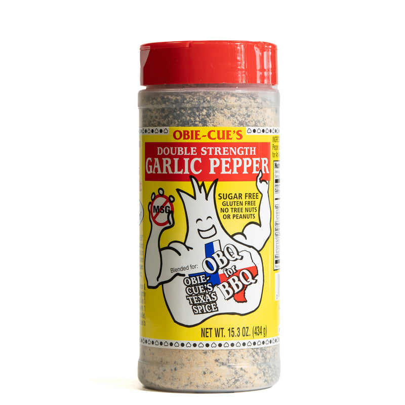 Obie Cue’s Double Strength Garlic Pepper Seasoning