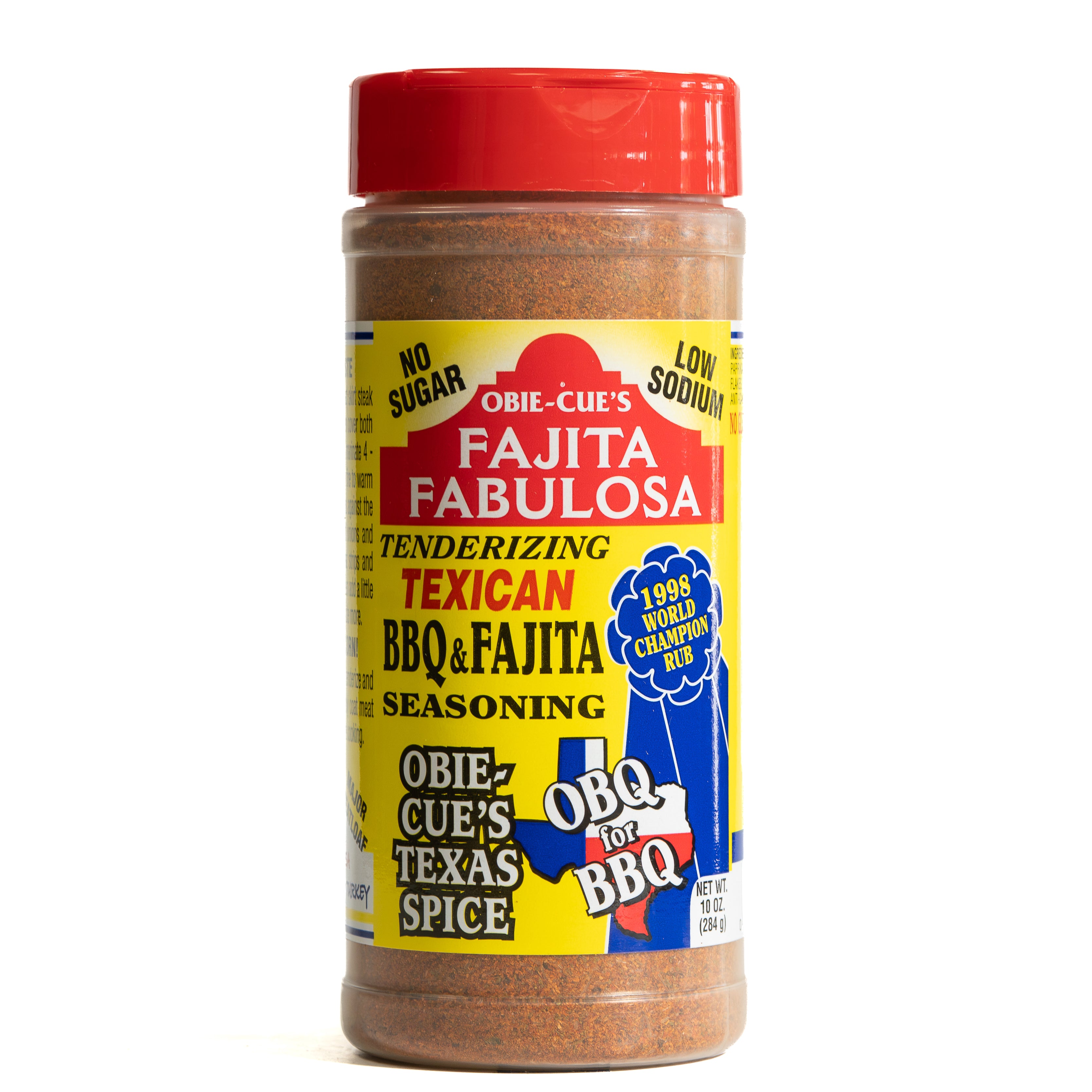 Obie-Cue's Fajita Fabulosa Texican BBQ & Fajita Seasoning