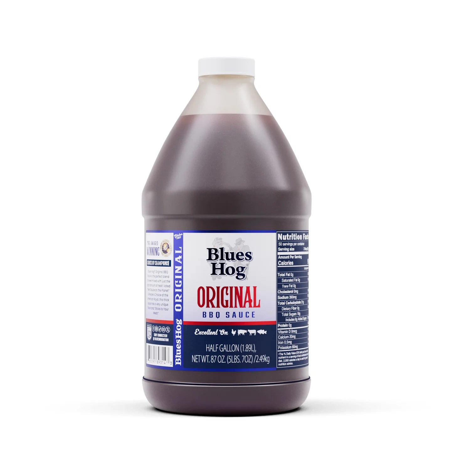 Sauce barbecue originale Blues Hog 1 gallon