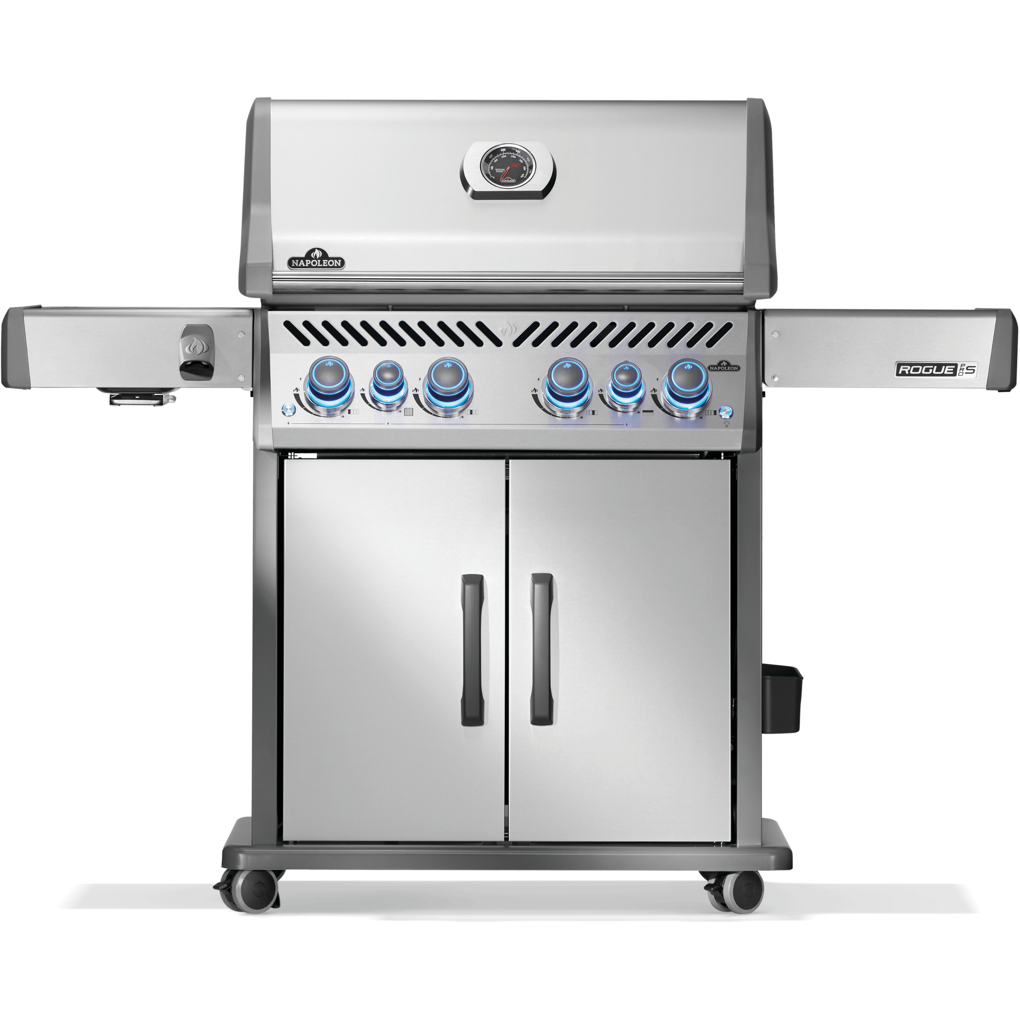 Napoleon Grills Rogue® PRO-S 525 RSIB, a premium propane gas grill with stainless steel finish and infrared burners.