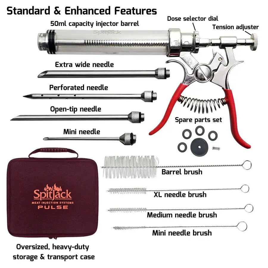 SpitJack Pulse Meat Injector Kit - The Kansas City BBQ Store