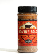 Plowboys BBQ Bovine Bold 12oz shaker, 4X American Royal World Champion beef BBQ rub