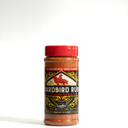 Plowboys BBQ Yardbird Rub 14oz bottle, sweet savory Kansas City style chicken pork BBQ seasoning