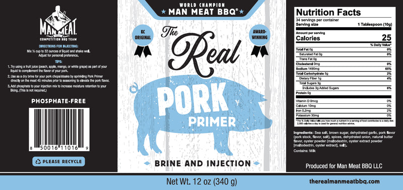 Man Meat BBQ The Real Pork Primer - The Kansas City BBQ Store