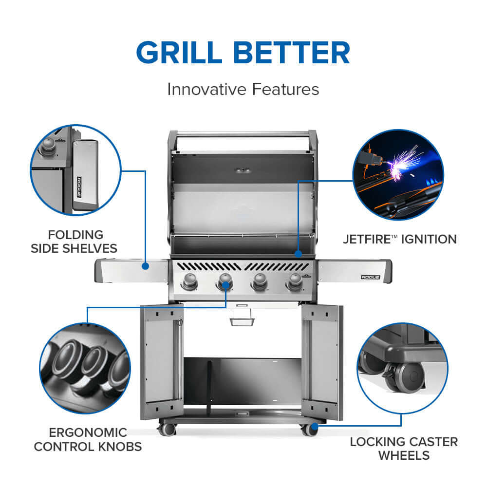 Napoleon Rogue 525 Gas Grill (Stainless Steel)