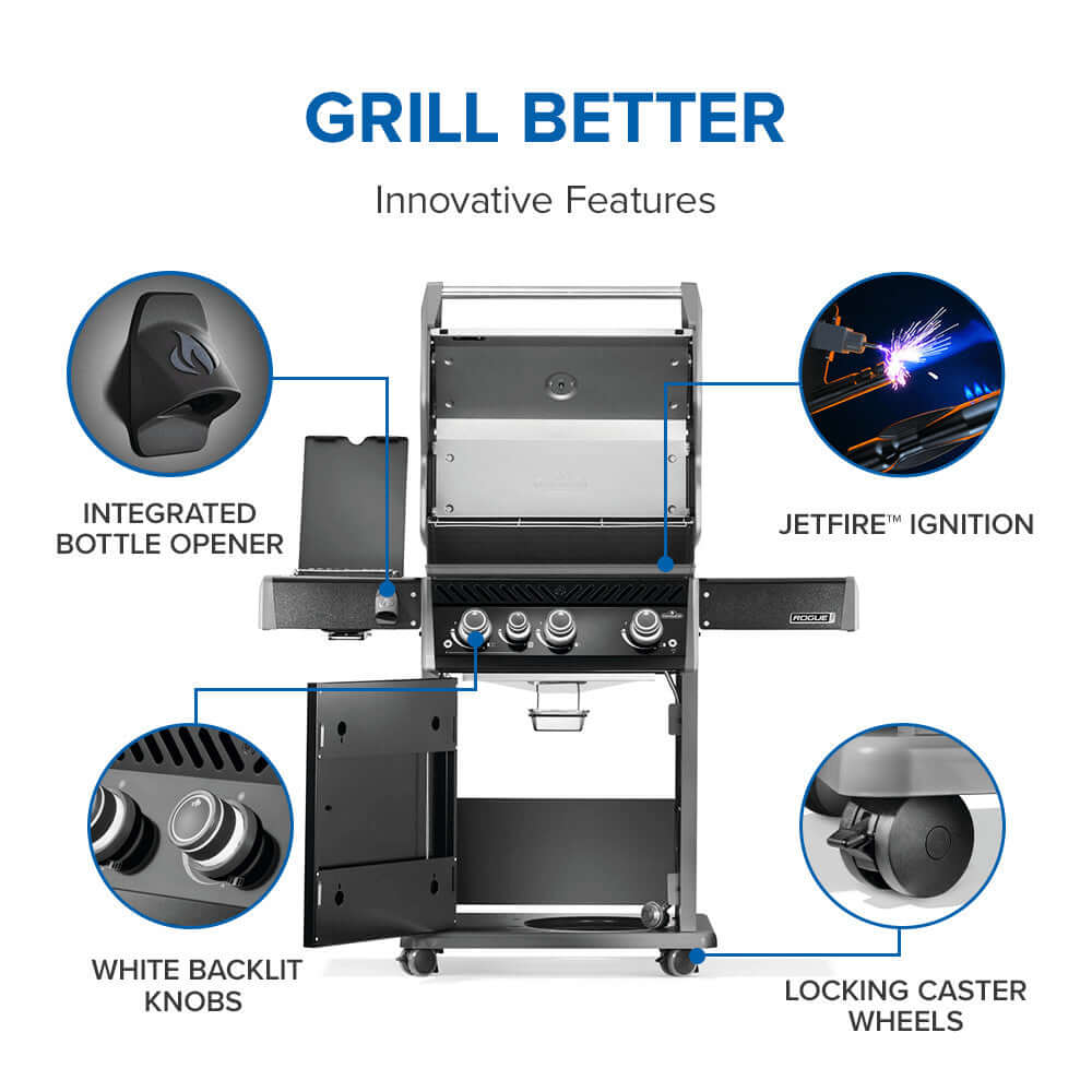 Napoleon Rogue PRO 425 SIB Gas Grill (Black)