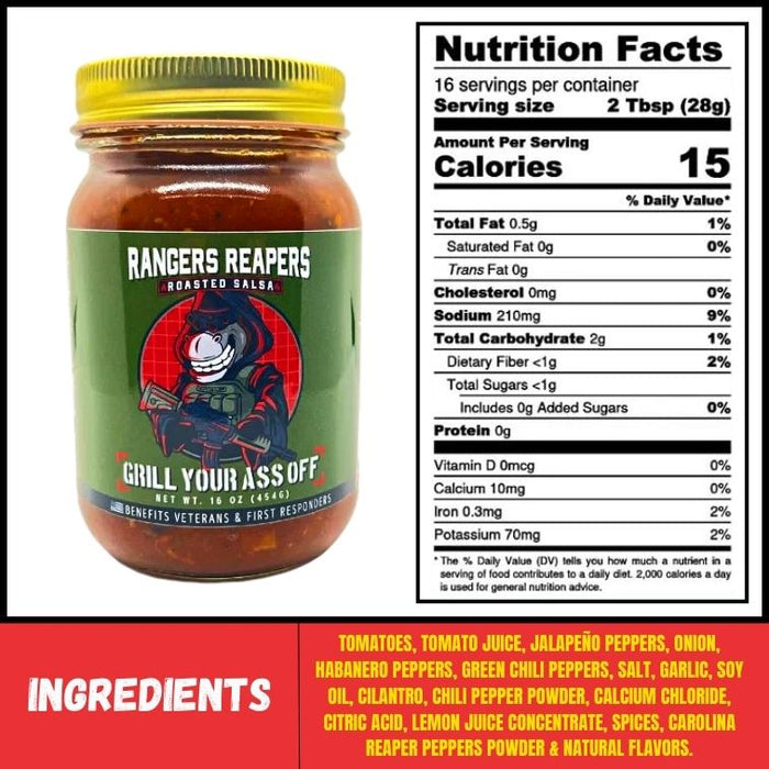 Rangers Reapers Roasted Salsa - The Kansas City BBQ Store
