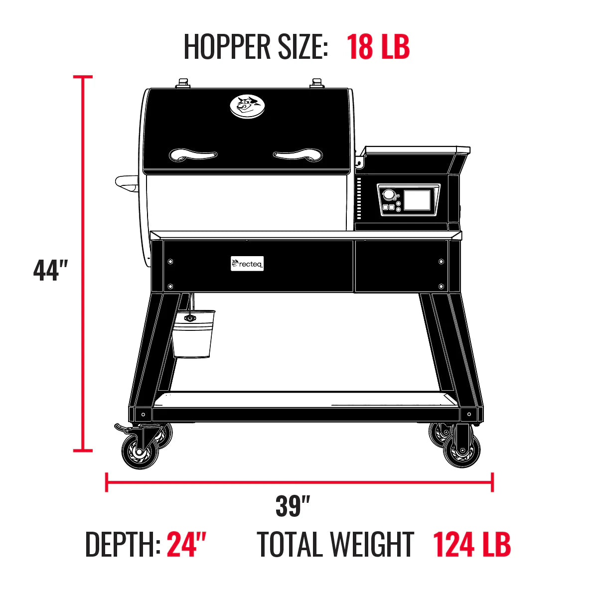 Recteq Patio Legend 600 Pellet Grill