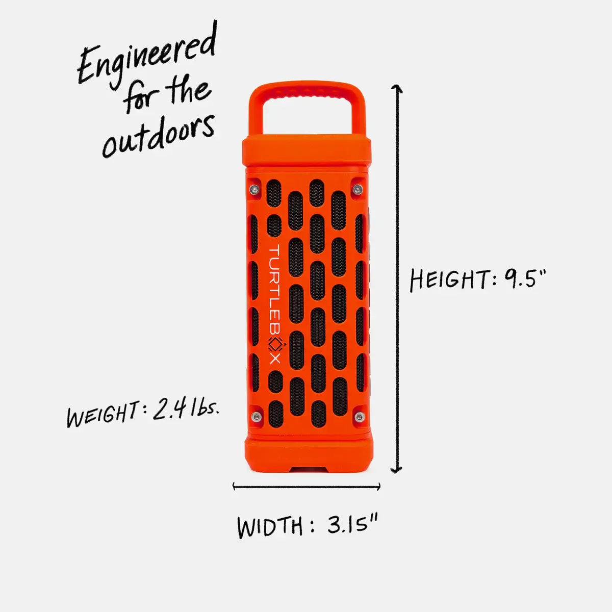 Turtlebox Ranger Portable Speaker - The Kansas City BBQ Store